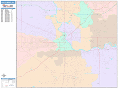 South Bend Digital Map Color Cast Style